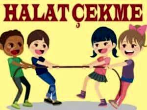 palyaço oyunları, halat çekme, çuval yarışı, mandal oyunu, ebe oyunu, körebe, halka oyunu, eski minder, yağ satarım bal satarım,